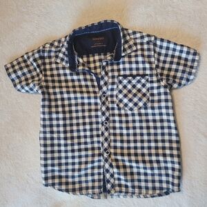 Nomad Navy and White Plaid Shirt